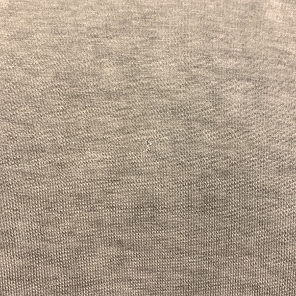 PINK Rose Deep V Cut Out Strap Gray Tee M - Picture 7 of 9